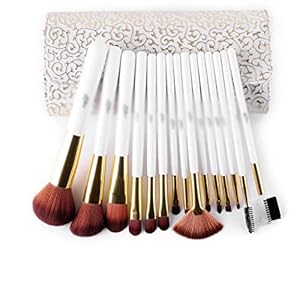 15 Makeup Brushes Set Full Set Of Makeup Tools White Makeup Tools