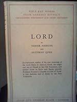 Lord: Bible Key Words from Gerhard Kittel's Theologisches WoÌ?rterbuch zum Neuen Testament B0007J91MC Book Cover