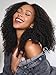 Beauty Forever V Part Wig Kinky Curly Human Hair No Leave Out Glueless Upgraded U Part Wigs for Women Clip In Half Wig V Shape Wigs None Lace Front Wigs Natural Color 150% Density 18inch