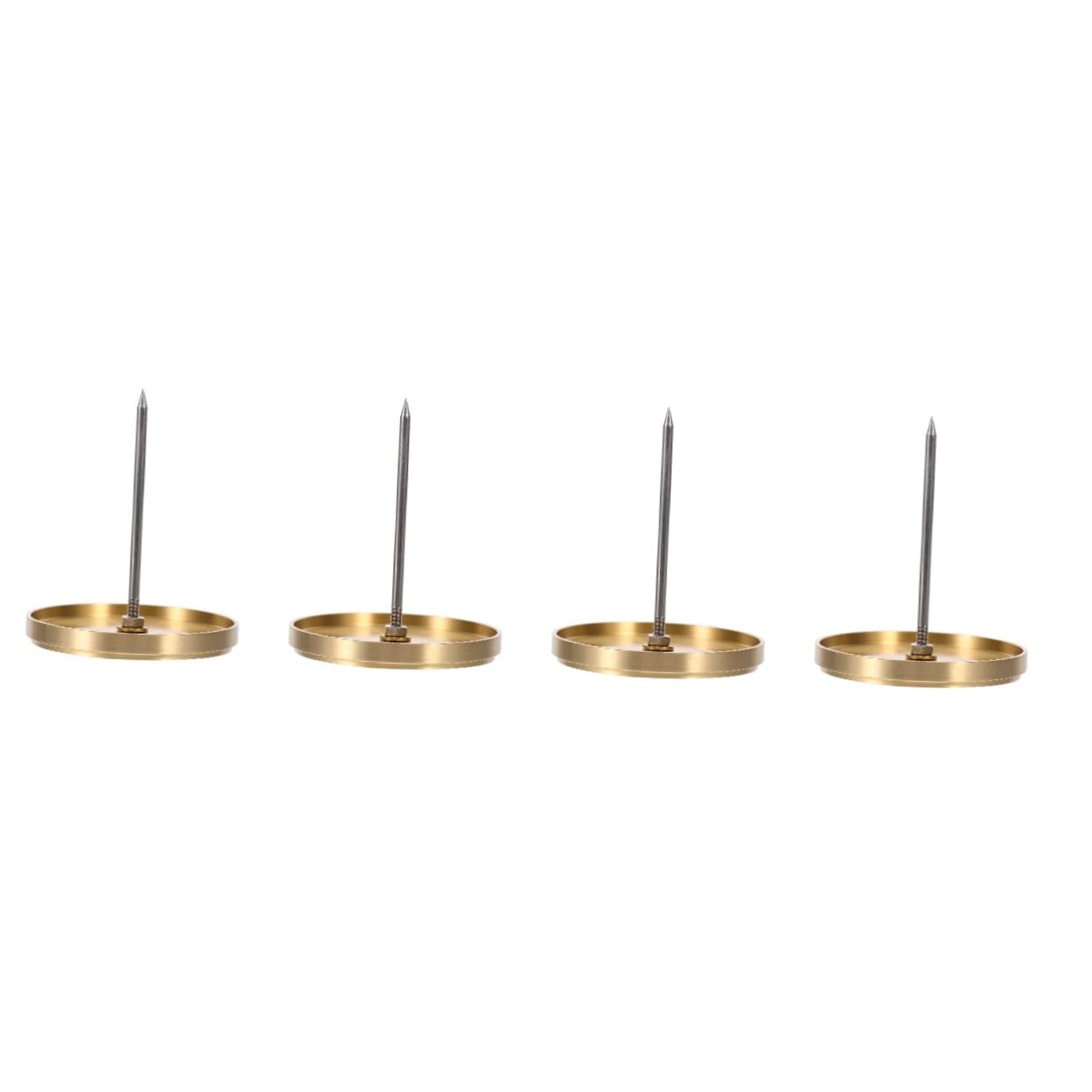 4stücke Straight Rod Spike Memo Metall Praktischer Quittungshalter Für Restaurant Küche Und Büro Hochwertige Verarbeitung Für Notizen Rechnungen Und