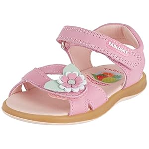 Pablosky 014177 Platte baby-meisjes-sandalen, roze, 20 EU