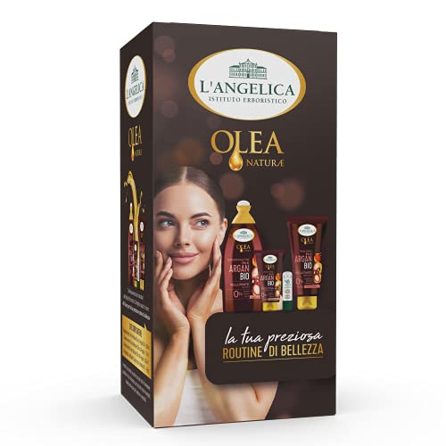 L'Angelica, Olea Kit, Cofanetto Regalo con Bagnoschiuma, Crema Corpo,...