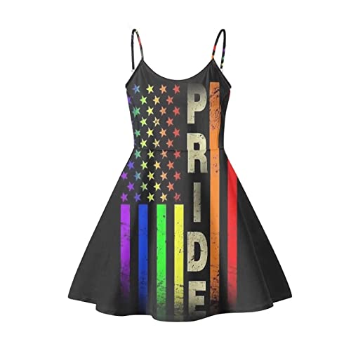 Image of Coloranimal Women's Summer Sleeveless Casual Swing Dresses with Loose Fit Beach Sundress