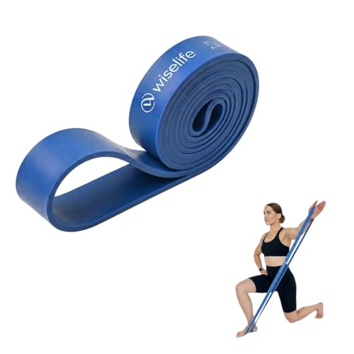 Image of WiseLife Resistance Power Band, Pull Up Assistance Bands, Workout Bands, Exercise Bands, Resistance Bands for Legs, Working Out, Muscle Training,Pull Up Assist Upto 6-15 Kg (Royal Blue)
