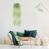 DCQRY Sztuczne winorośle, mech, sztuczna zieleń, mch, wiszące rośliny, sztuczna dekoracja, sztuczny wiszący mech, girlanda do rękodzieła, sztuka ścienna, ogród, pokój, wewnątrz, na zewnątrz, dekoracja biurowa, 3 szt