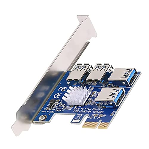 Carte extension PCI-E USB pour ordinateur de bureau Uonlytech 2 pièces