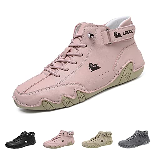Bottes Italiennes En Daim Faites À La Main, Chaussures Beck For Femmes Imperméables, Légères, Antidérapantes Et Respirantes For Femmes, Bottes Hautes...
