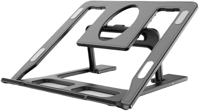 Laptop Stand for Desk, Ergonomic Foldable Laptop Bracket, Portable Laptop Riser Computer Stand