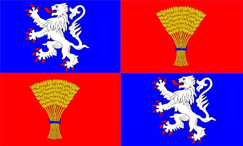 Drapeau XL Armorié de Gascogne pavillon paysage horizontal grand format extérieur - 2