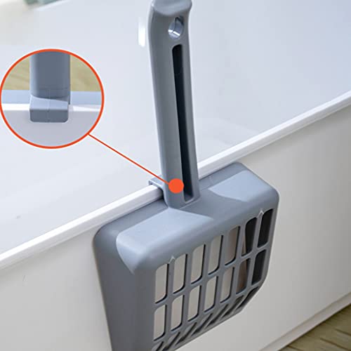 Caja de arena automática para gatos FEANG blanca grande miniatura 4