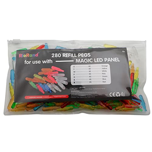 Image of RioRand Refill Pegs 280 PCS for Magic Light Up Board