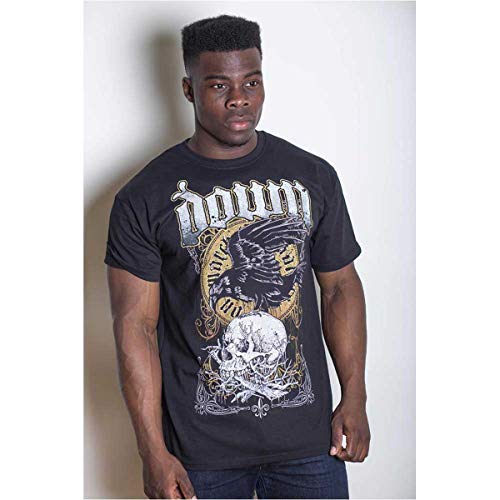 Collector's Mine Down-Swamp Skull - T-shirt - Homme, Noir (Black), X-Large