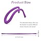 Schamlippenspreizer Vagina, Intimate Spreader Schamlippenspreizer, Silikon-Spreizer Spreizfreude,Vaginal Dilator Toy zur Stimulation des G-Punktes (Violett)