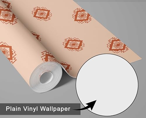 Papier peint géométrique bohème pour chambre et armoires