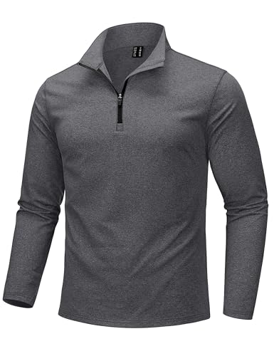 KEFITEVD Men's Fleece Lined 1/4 Zip Pullover