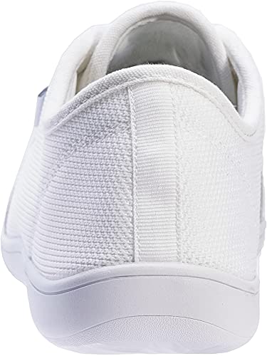 Whitin Women's Wide Width Toe Box Barefoot Shoes, Size 7.5 Minimalist Zero Drop Arch Support Nurse Classic Comfy Soft Dress Road Running Athletic Hiking Low Female Casual Sneakers All Whihte 38 #TOP3