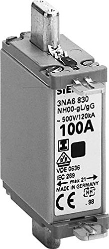 Fusible NH 35A Siemens 690V t-00 cartouche HPC avec voyant de fusion pour tableau triphasé