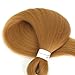 Prestretched braiding hair 18 Inch 6 Packs Honey Blonde Braiding Hair Pre Stretched Professional Synthetic Braids Hair Extension Itch Free Hot Water Setting Yaki Texture (27#, 18inch)