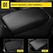 AOMSAZTO Armrest Cover for Civic Honda 2012-2015 Black Center Console Pad for Civic