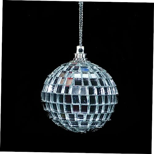 BESTYASH - 6 bolas espejadas plateadas para decoración de fiestas, bodas, festivales y discotecas miniatura 2