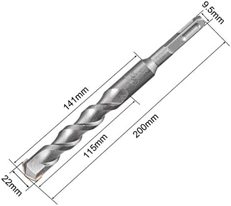 uxcell Masonry Drill Bit 22mm x 200mm 
