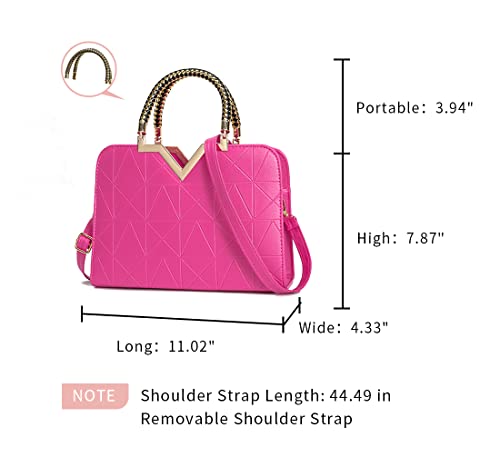 Image of JHVYF Shoulder bags for Women Trendy Crossbody bags Casual Satchels Purse Ladies' Tote Bag