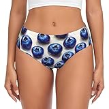 Idée cadeau : ces jolies culottes pour femme Blueberry 1 Print sont un cadeau parfait pour diverses occasions. Idéal pour les anniversaires, la Saint-Valentin et d'autres événements spéciaux. Convient pour les amis, les membres de la famille, les partenaires et tous ceux qui apprécient les sous-vêtements confortables et élégants