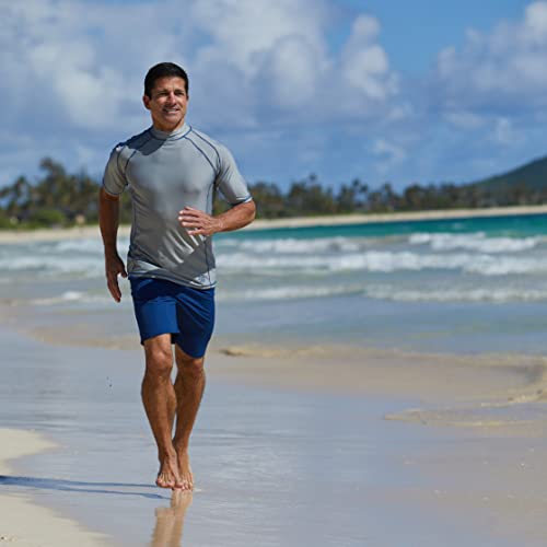 UV SKINZ UPF 50+ Mens Short Sleeve Active Sun & Swim Shirt4