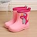 Egmy Classic Children Rainboots PVC Rubber Children Water Shoes Waterproof Rain Boots Kids Baby Cartoon Shoes