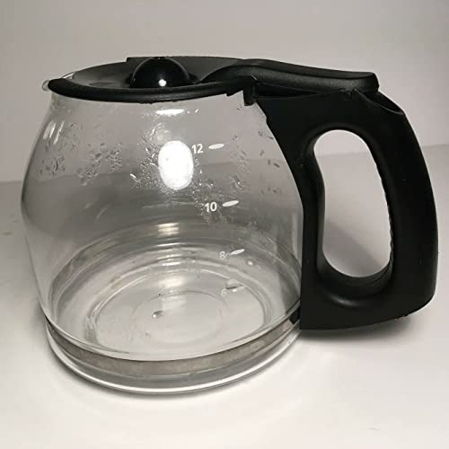 Black Carafe Lid For Mr Coffee Replacement Pot Fit 12 Cup Glass Coffee Carafe Pot, Bvmc-Chx21 Part Number 112435-001-000 #TOP5