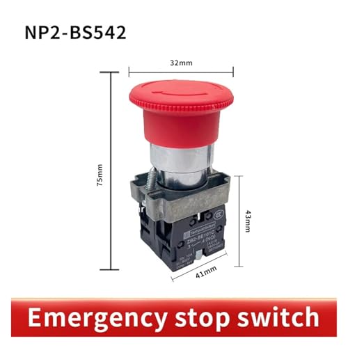 Bouton d'arrêt d'urgence mécanique XB2-BS542C pour sécuriser vos machines - 2