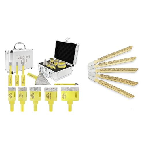 Set de brocas de núcleo de diamante 10 piezas miniatura 1