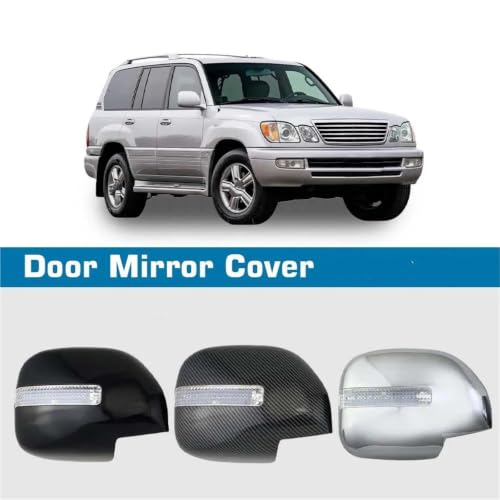 Accessoires de rétroviseur argent chromé pour auto Lexus LX470