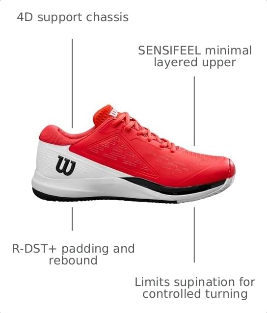 Image of WILSON Men's Rush Pro Ace Tennis Shoes