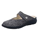 Flexible Laufsohle FinnComfort Damen Pantoletten Roseau Lagerfert. 02598621349 Smoke grau 514076