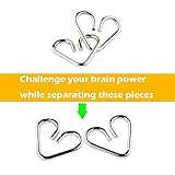 36 Stück Metall Knobelspiele, Knobelspiele Kit Denksportaufgaben Metallpuzzle Entwirrung Puzzles Geduldspiele Set für Erwachsene und Kinder ostergeschenke