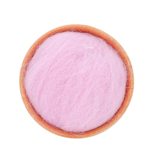 Uonlytech 1Pc Wool Ball Pin Cushion with Base Cute Needle Organizer for DIY Sewing Crafts Adorable Half Design for Safe Needle Storage and Easy Access