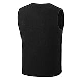 BELOWSYALER Beheizte Weste für Damen, 16 Zonen, USB, wiederaufladbar, 3 Temperaturen, verstellbares Design, leicht, warme Schicht für Büro, Outdoor, beheizter Winter, mit USB-Stromversorgung