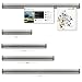 Produktbild Office Marshal® Posterschiene Slide | Klemmleiste für Poster zum Aufhängen ohne Strips oder Magnete | verschiedene Größen (Schiene 58 cm Innenmaß)