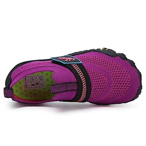 Image of UBFEN Kids Water Shoes for Boys Girls Quick-Dry Swim Aqua Socks | Lightweight, Barefoot-style, Perfect for Water parks, Beach, Pool, Kayak, Creek Hiking, Camping, Toddler, Little Kid, Big Kid