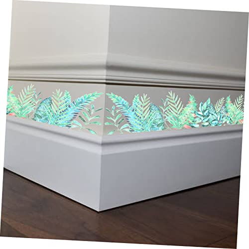 Angoily 30 Folhas De Linha De Contorno De Plantas Recortes De Páscoa Papel De Parede Bastão De Borda