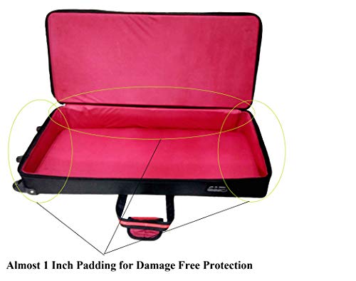 Image of MALAV Yamaha PSR-SX900 Synthesizer /Arranger Carry CoverBag with Padding & Back Shoulder Straps (Premium Case Bag with Additive Feature of Steel of Steel Plated Frame)