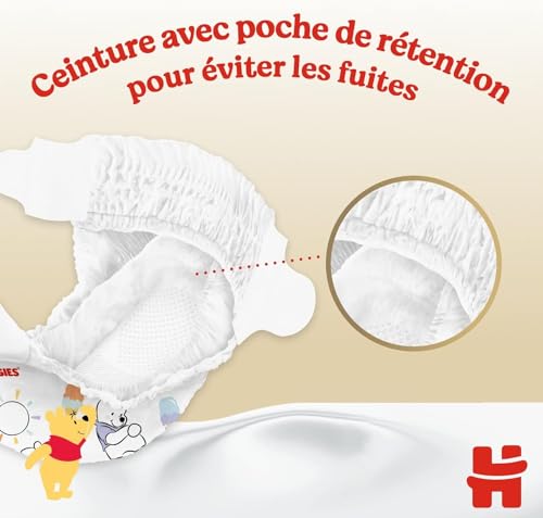 Couches bébé Huggies taille 3 contre les irritations de la peau