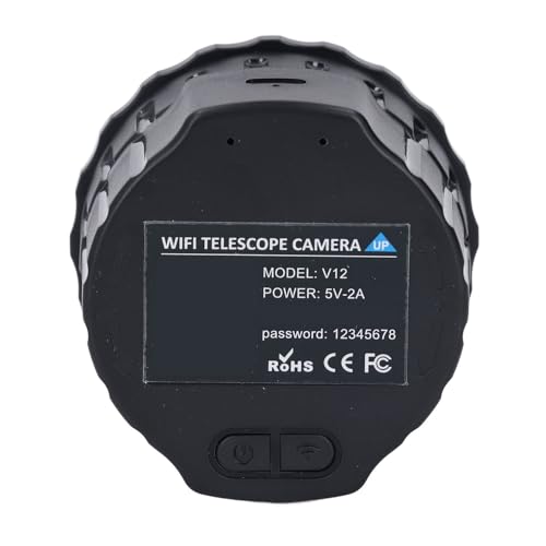 Fotocamera con Oculare Elettronico da 4 MP con Telescopio WiFi per Microscopio da 0.94-1.97 Pollici Binocolo Video 2K 1080p per Astrofotografia Al 128 GB