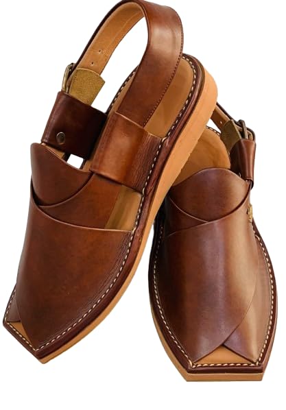 Generic Dark Brown Leather Peshawari Chappal, Traditional Unique Style Comfortable Footwear, Festival footwear, Handmade Shoes