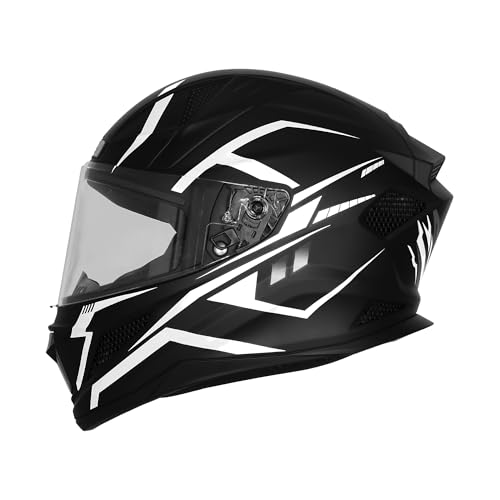 Image of Steelbird SBH-25 Rudra Vayu ISI Certified Full Face Graphic Helmet for Men Motorbike Helmet