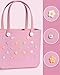 Mon Caramel 22PCS Resin Beach Bag Accessories Charms,Resin Beach Totes Accessories Inserts,Daisy Flower Bag Charms