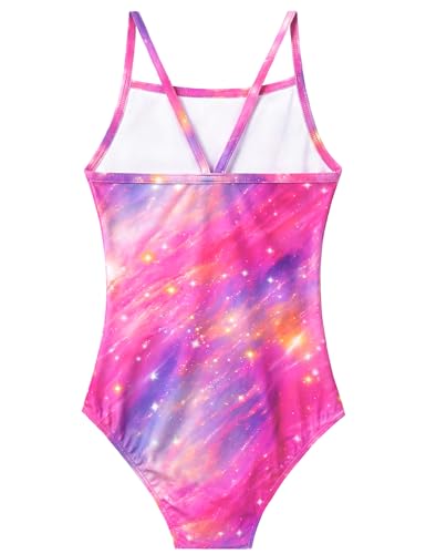 Image of Girls Swimsuits One-Piece Bathing Suits Multicolor Kids Sport Summer Beach Swimwear for 2-10 Years Old
