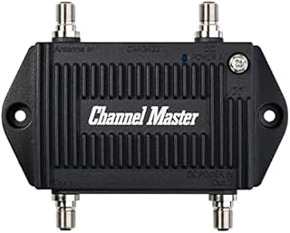 Channel Master TV Antenna Amplifier Signal Booster (2-Port)