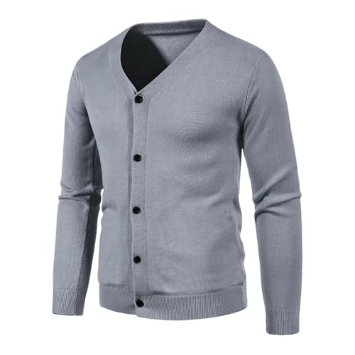 Cárdigan de punto para hombre cómodo suéter abierto de primavera